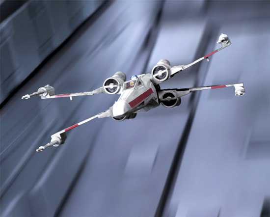 AMT Large X-Wing fighter