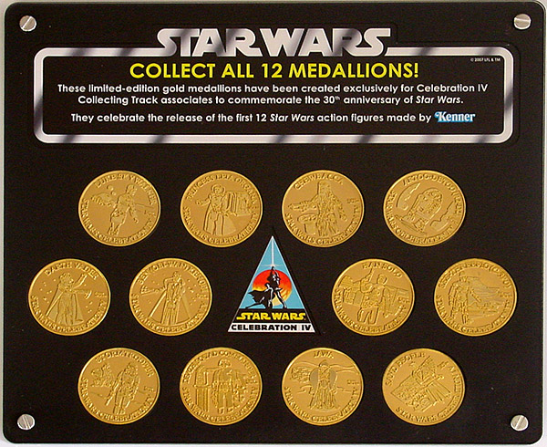 Collecting Panel Medallion Gold Set