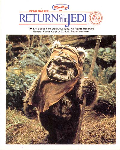 Return of the Jedi Ewok Sticker