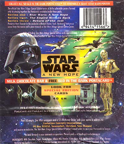 Confection Concepts chocolate bar wrapper