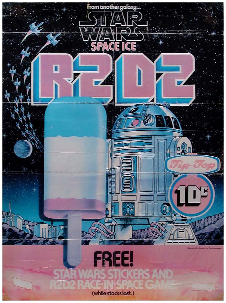 R2D2 Space Ice Poster