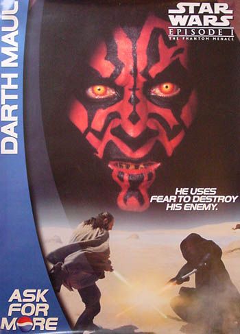 Pepsi Darth Maul Poster