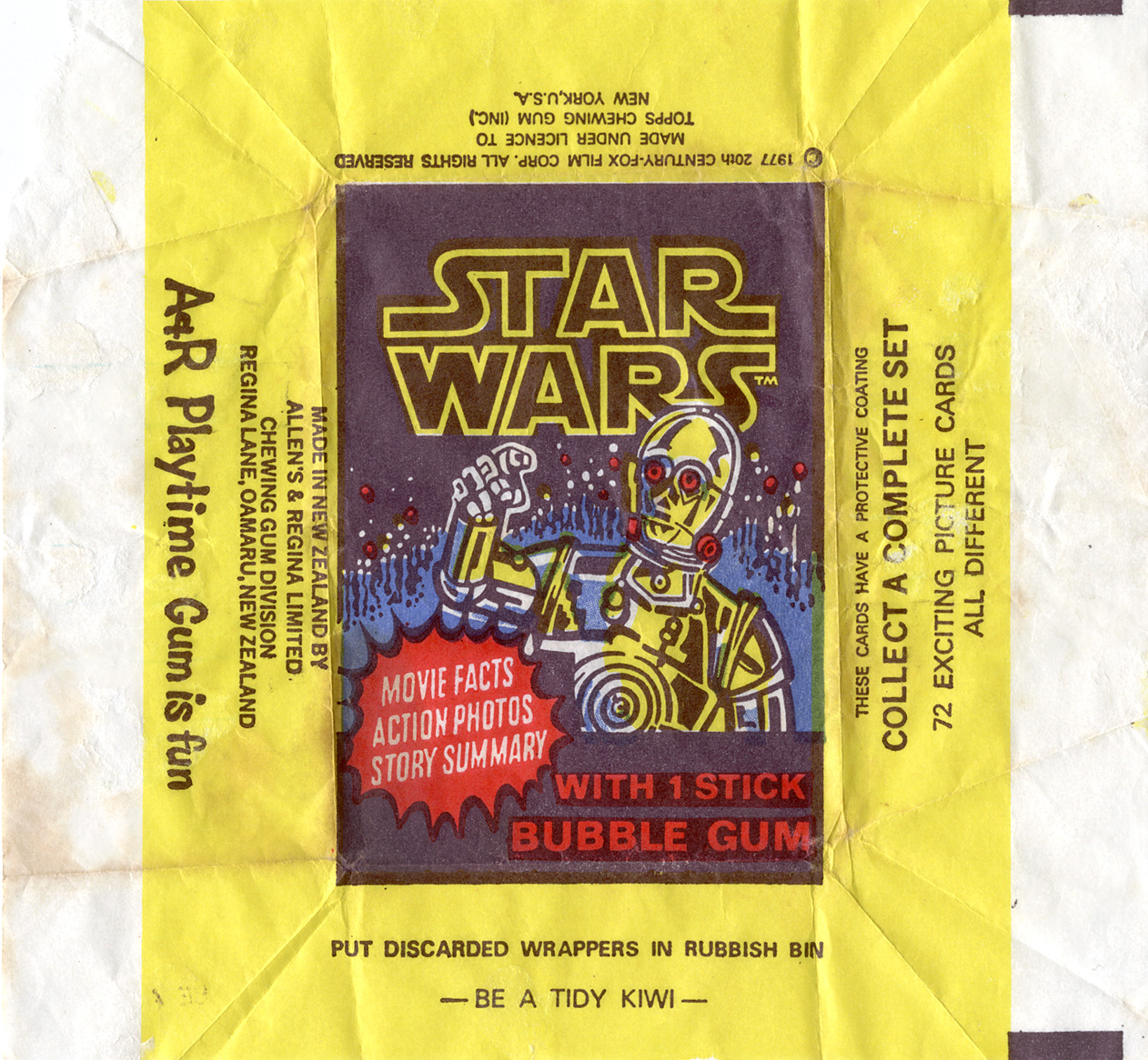 Allens and Regina Star Wars Wrapper