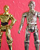 Vintage and Modern C-3PO figures
